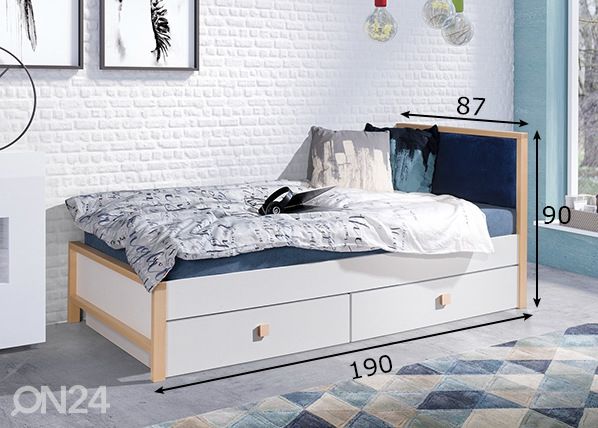 Lastensänky 80x180 cm mitat