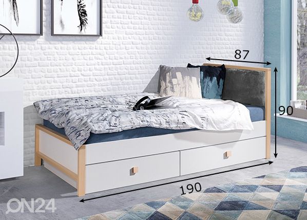 Lastensänky 80x180 cm mitat