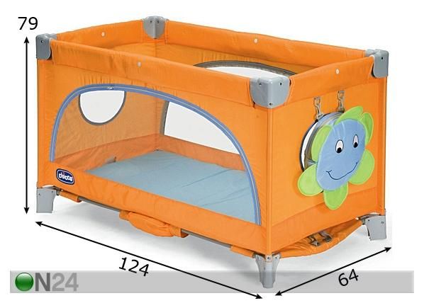 Lastensänky CHICCO SPRING mitat