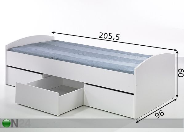Lastensänky JUMP mitat
