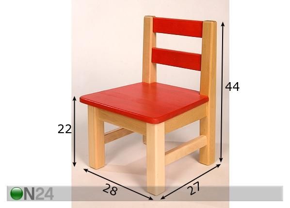 Lastentuoli 44 cm mitat
