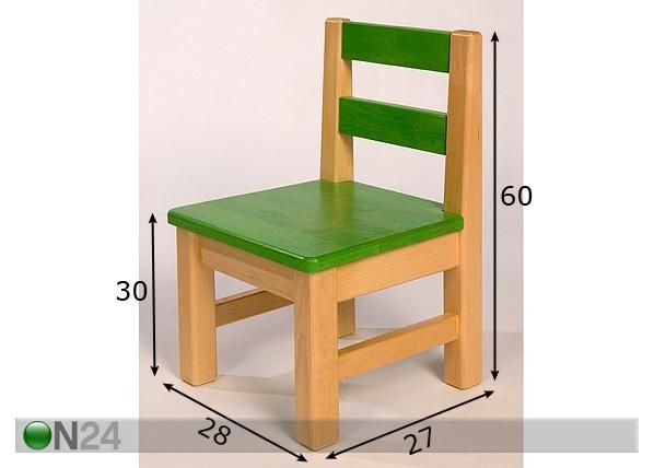Lastentuoli 60 cm mitat