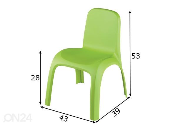 Lastentuoli Keter, vihreä mitat