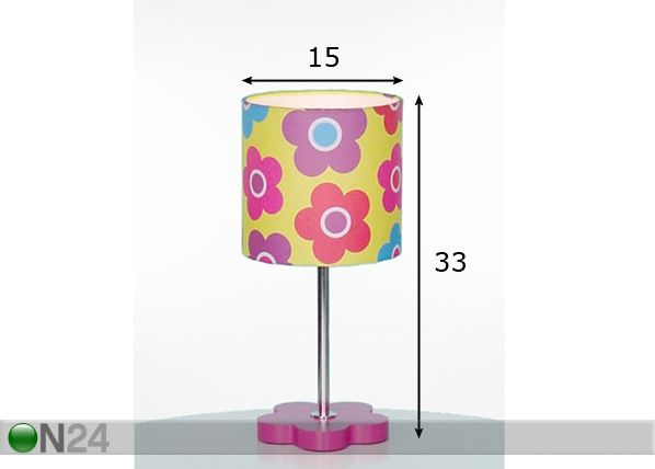 Lastenvalaisin POP mitat