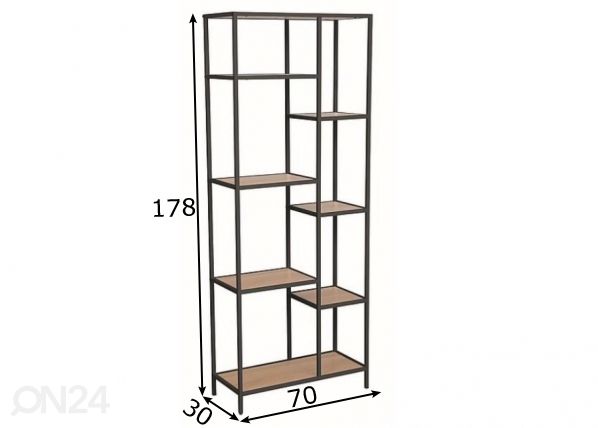 Lattiahylly Bravo 70 cm mitat