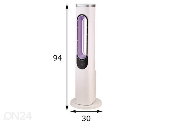 Lattiatuuletin Teratu 2 in 1 mitat