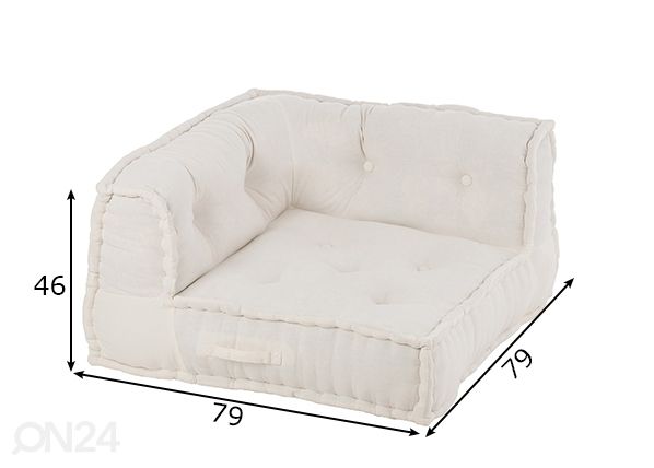 Lattiatyyny Cotton mitat