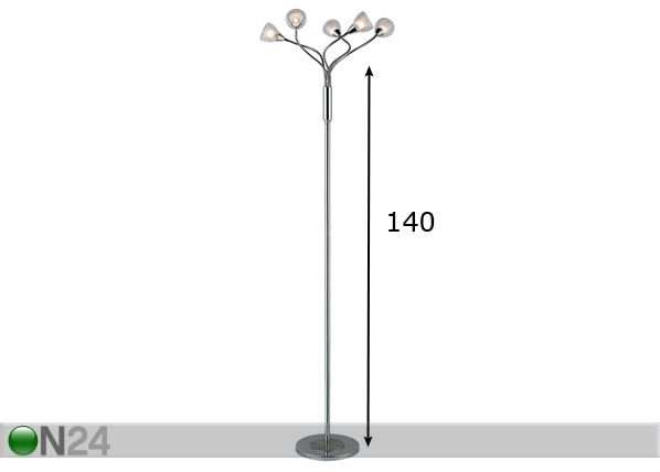 Lattiavalaisin INDY FLEX mitat