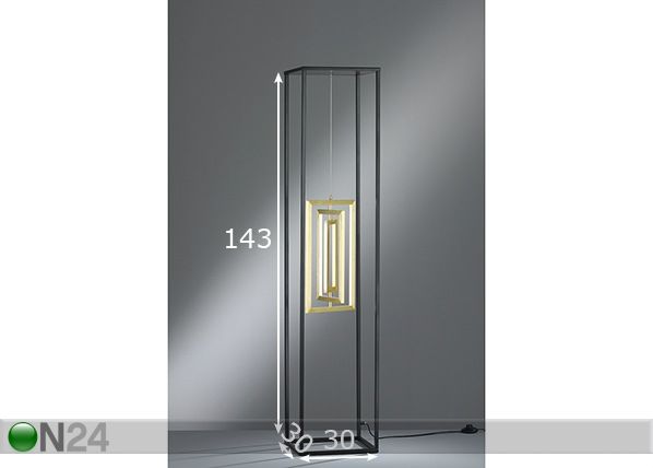 Lattiavalaisin LED Square mitat