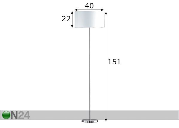 Lattiavalaisin Loft mitat