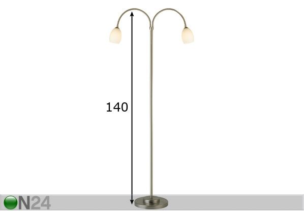 Lattiavalaisin LUX mitat