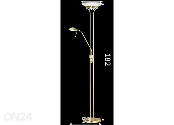 Lattiavalaisin Pool TW LED mitat