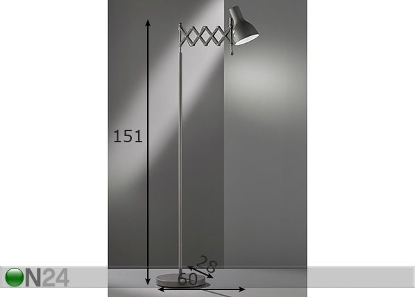 Lattiavalaisin Pull mitat