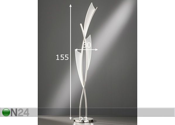Lattiavalaisin Sail LED mitat