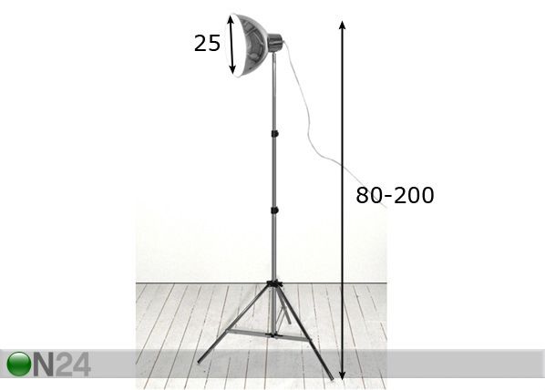 Lattiavalaisin SCOOP mitat