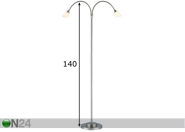 Lattiavalaisin SPIKE mitat