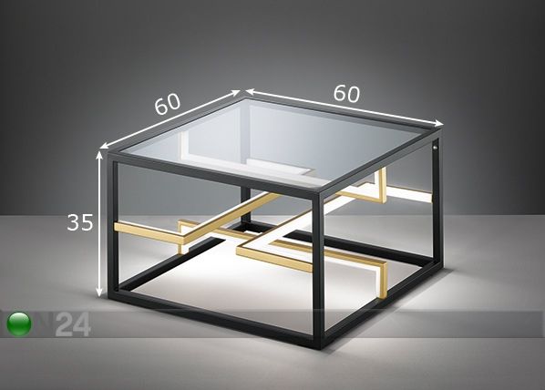 Lattiavalaisin Square LED mitat