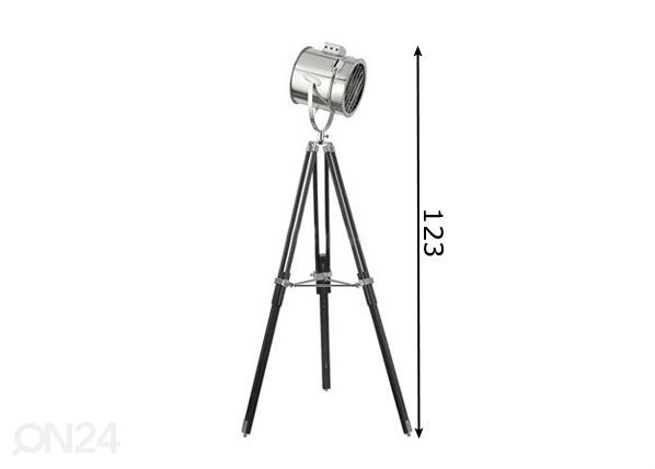 Lattiavalaisin Stage Light mitat