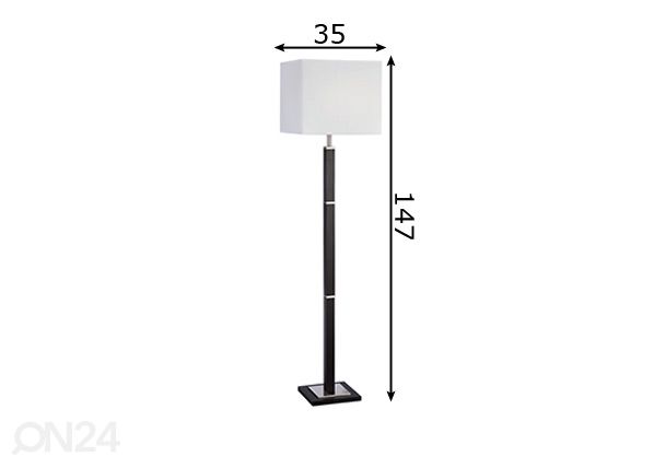 Lattiavalaisin Waverley mitat