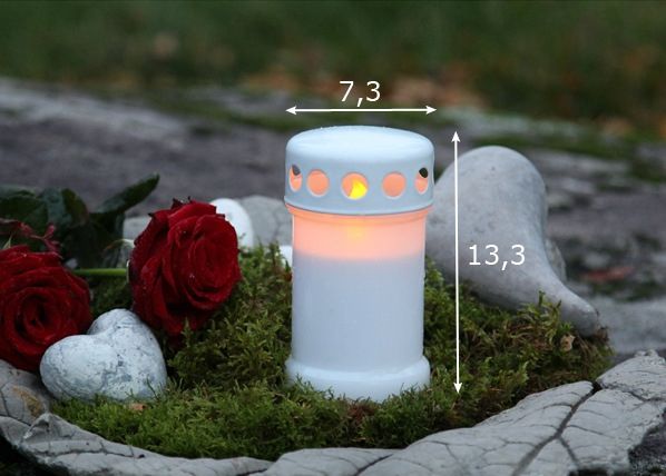 LED hautakynttilä mitat