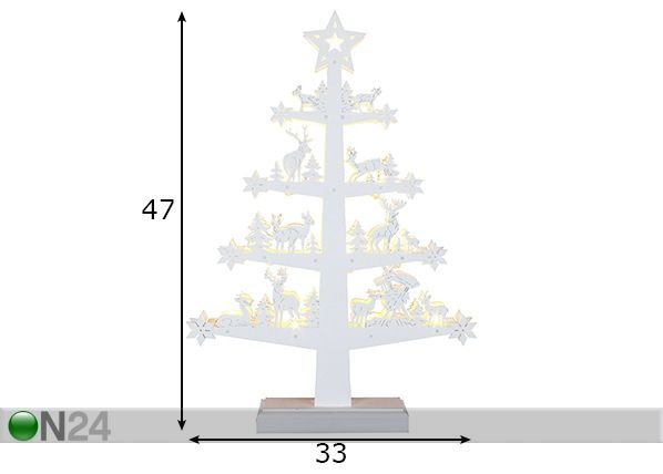 LED joulukoriste FAUNA