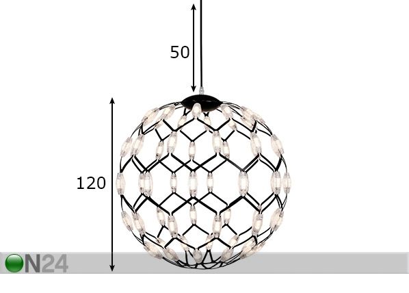 LED-kattovalaisin Illuminati mitat