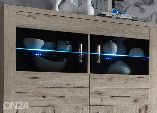 LED kiinnike lasihyllyyn 2 kpl