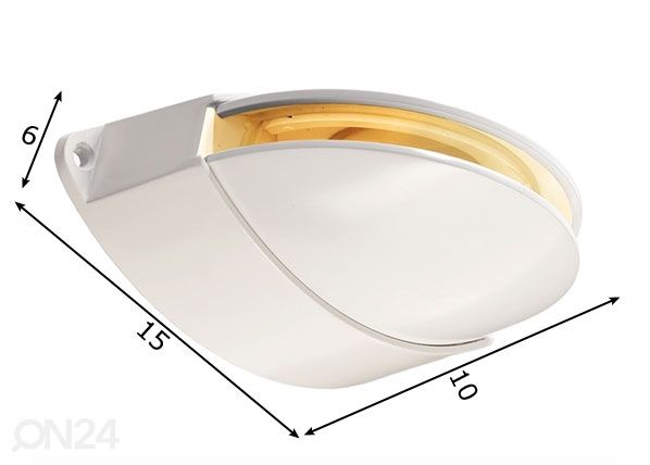 LED kohdevalaisin Maia II LED mitat