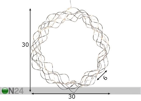 LED-koriste Curly mitat