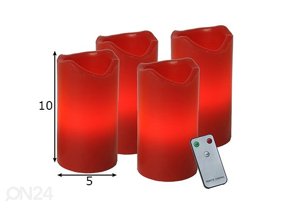 LED-kynttilät Adventti mitat