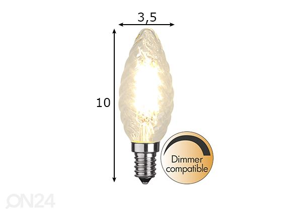 LED-lamppu E14 4,2 W mitat