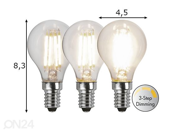LED-lamppu E14 4,2 W mitat