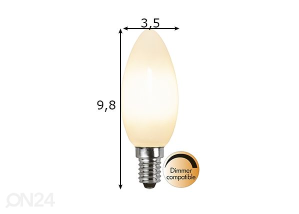 LED-lamppu E14 5 W mitat