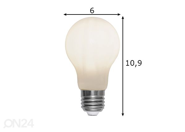 LED-lamppu E27 10 W mitat