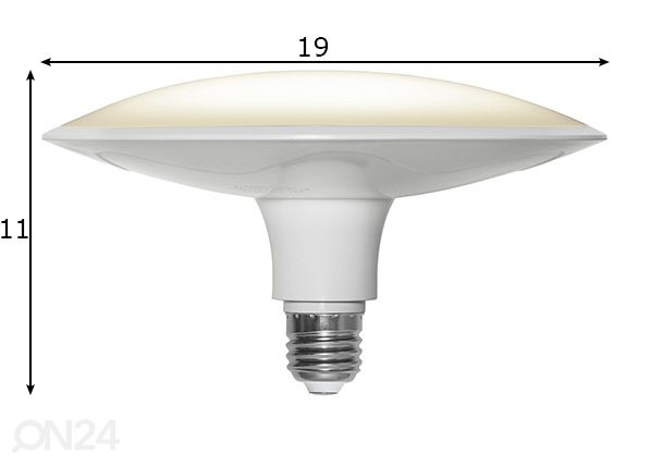 LED lamppu E27 25 W mitat