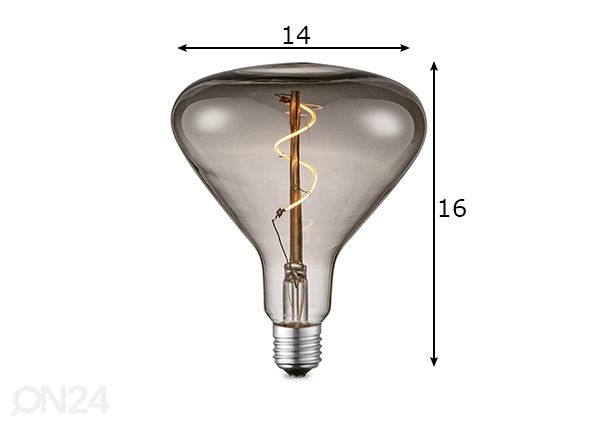 LED-lamppu FLEX, E27, 3W mitat