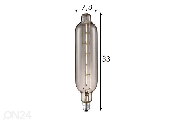 LED-lamppu Tube, E27, 5W mitat