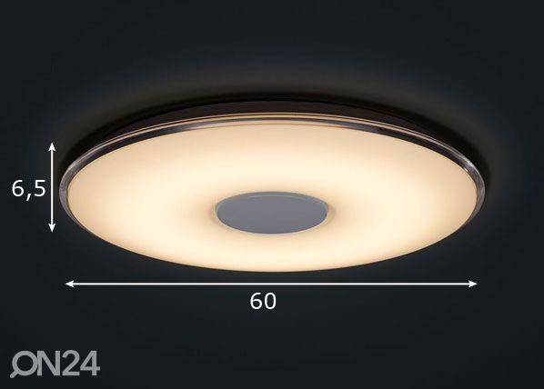 LED plafondi + kaukosäädin TOKYO mitat