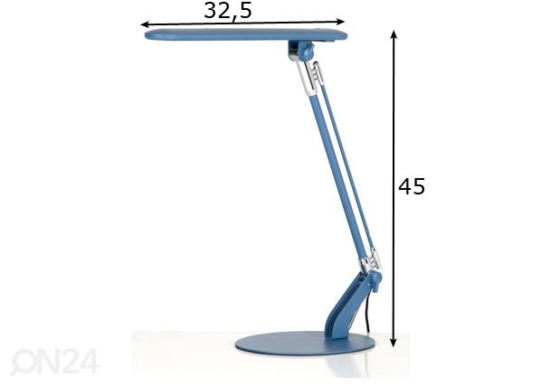 LED pöytävalaisin mitat