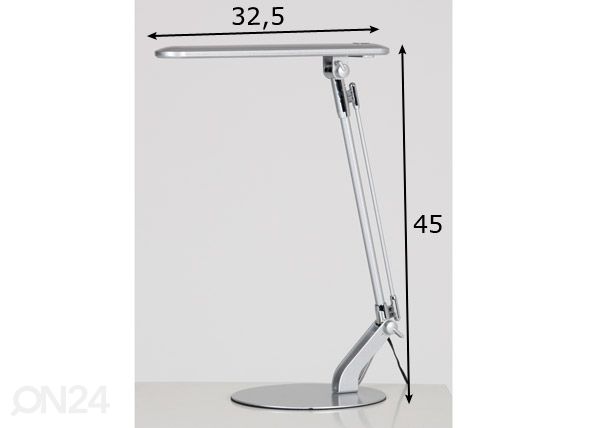 LED pöytävalaisin mitat