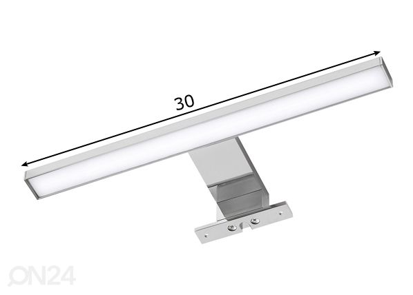 LED valaisin mitat