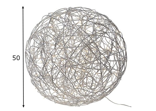 LED valokerä Ø50cm mitat