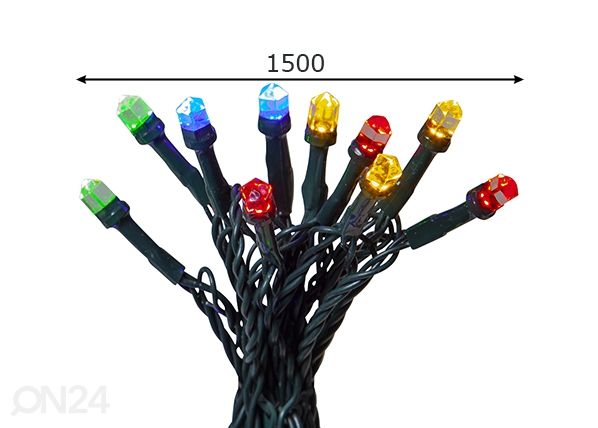 LED valonauha Diamond Star mitat