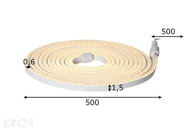 LED -valonauha Flatneonled mitat