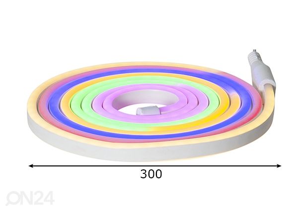 LED -valonauha Flatneonled mitat