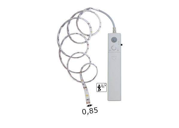 LED-valonauha liiketunnistimella / yövalaisin mitat