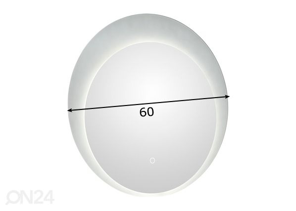 LED valopeili 24 mitat
