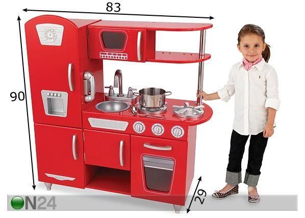 Leikkikeittiö KidKraft RETRO mitat