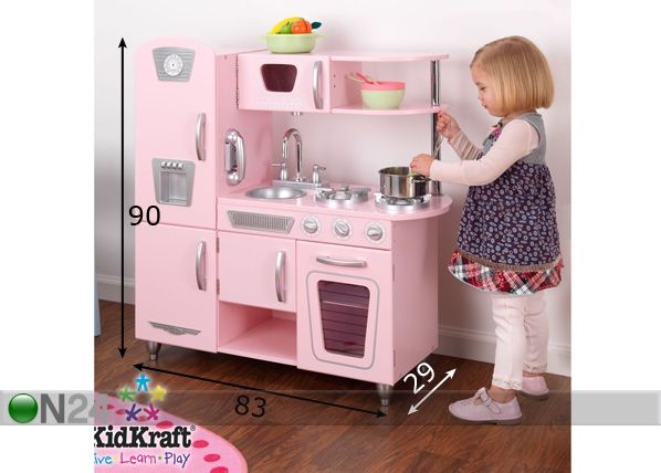 Leikkikeittiö KidKraft RETRO mitat