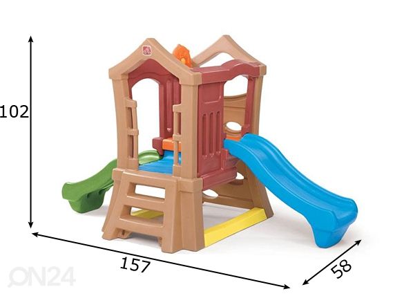 Leikkikeskus Step2 mitat
